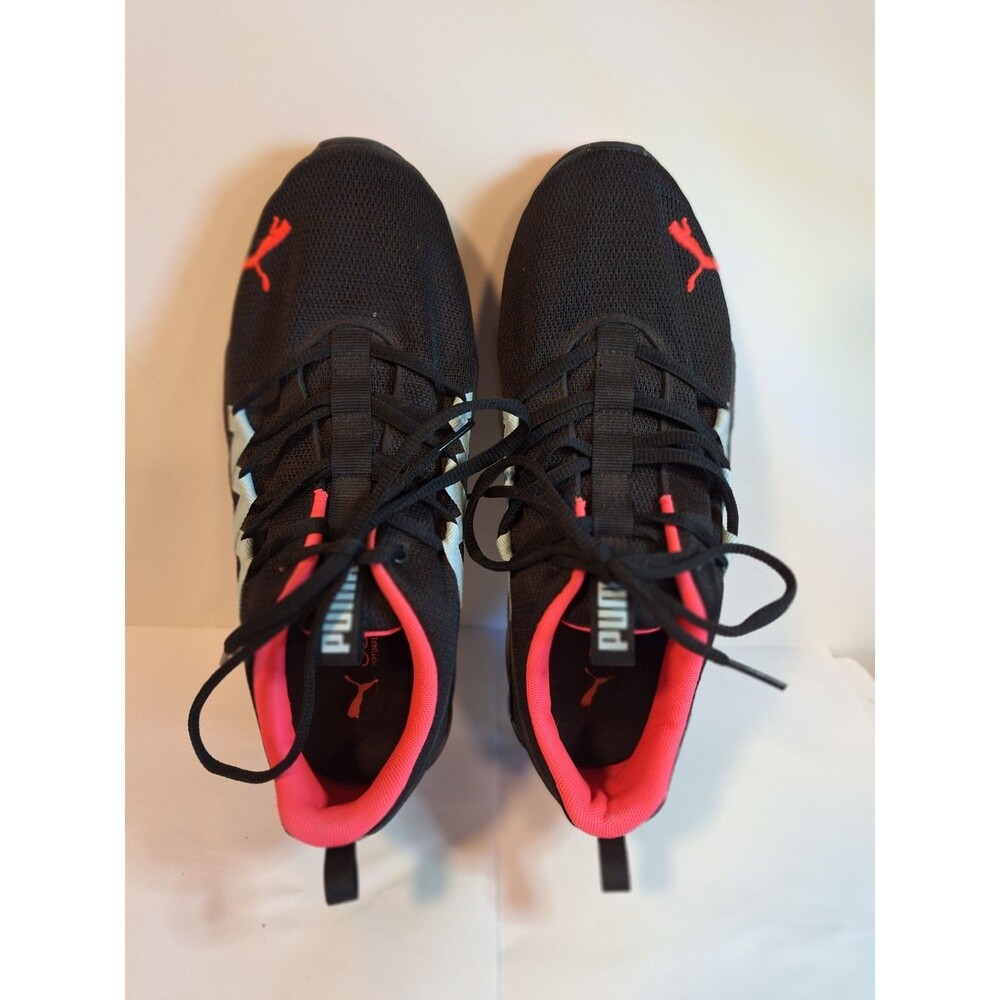 PUMA RIAZE PROWL WOMENS SIZE 9.5 ATHLETIC RUNNING COMFORT SNEAKERS BLACK/PINK